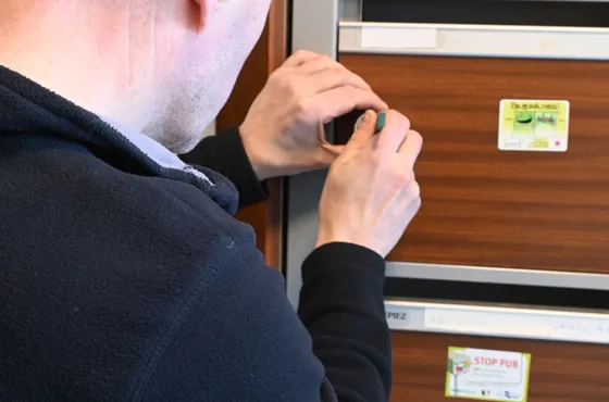 Déverrouillage d'une boite aux lettres